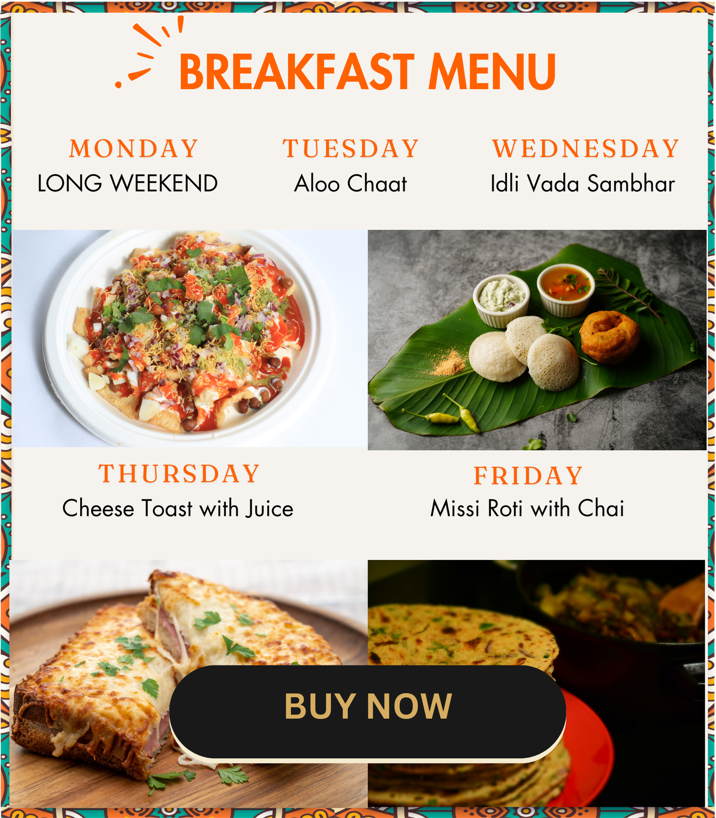 Place a tiffin order