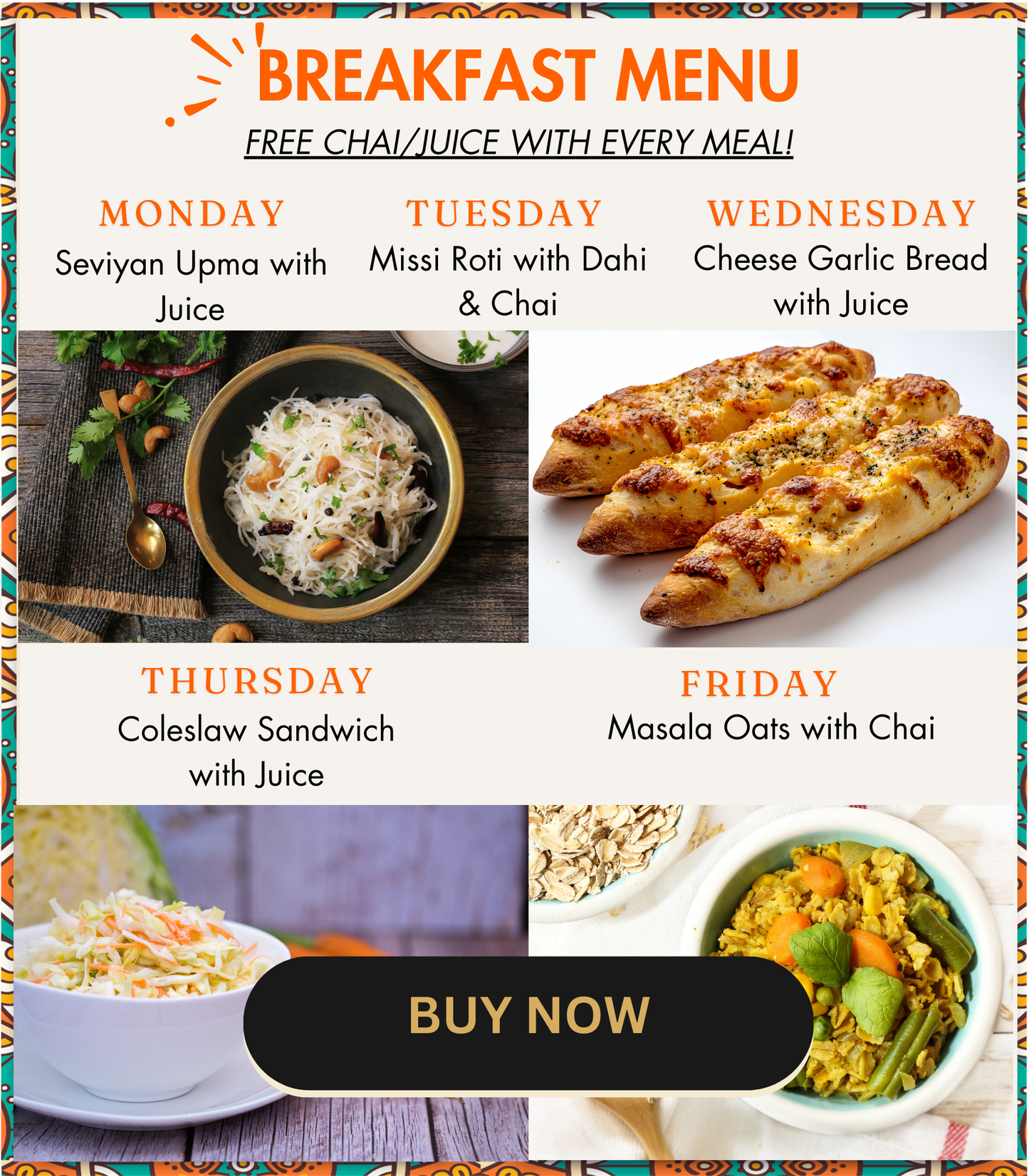 Trial Meal & Custom Packages