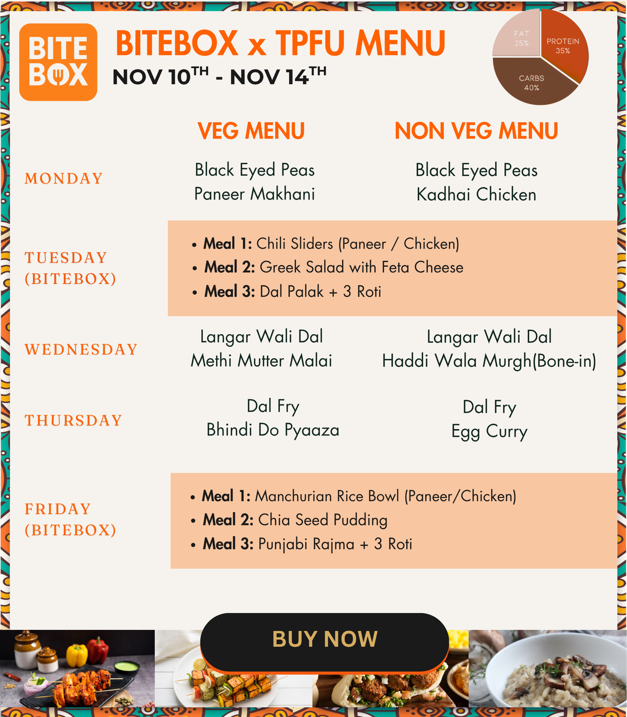 TPFU Food All Packages