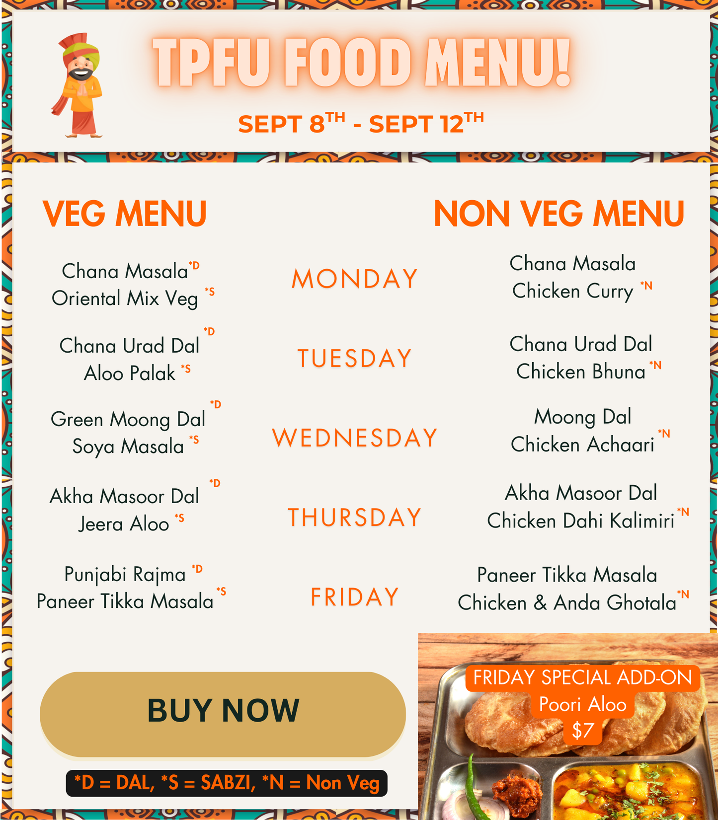 Trial Meal & Custom Packages