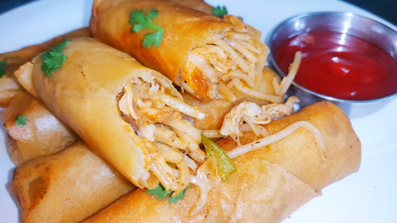 FRIDAY CRAZY MANIA - SPICY HOT VEG NOODLE SPRING ROLLS