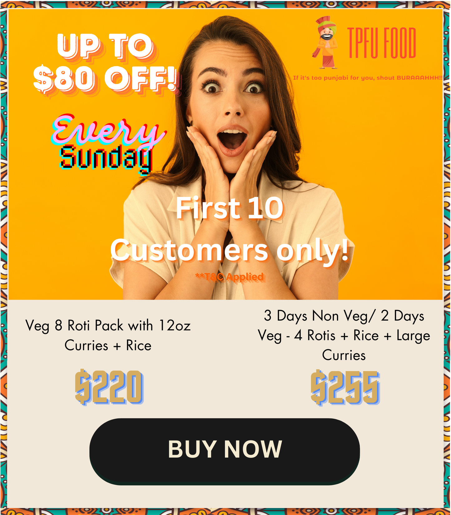 CRAZY DISCOUNTS - FIRST 10 Customers only - EVERY SUNDAY!