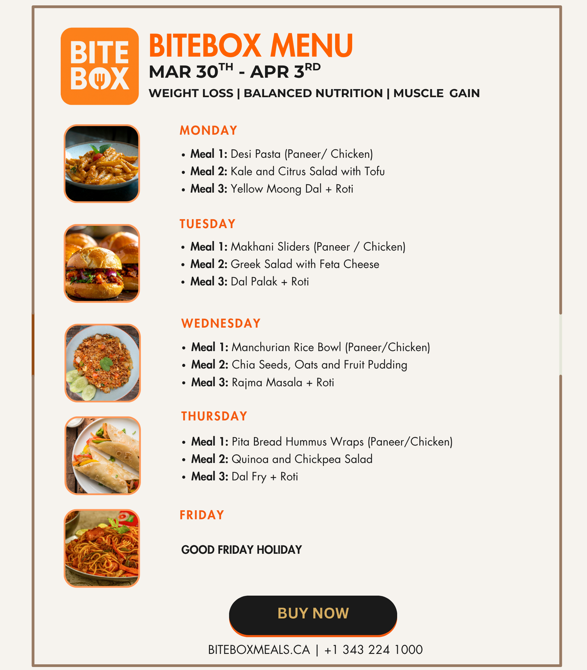 Trial Tiffin Packages - Image 1