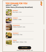 Breakfast Meal (Add-on only)