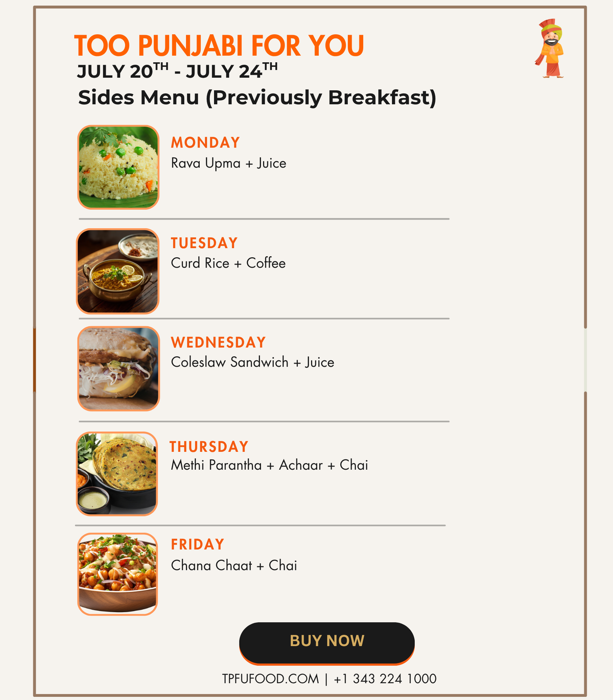 Breakfast/Sides Meal - Image 1
