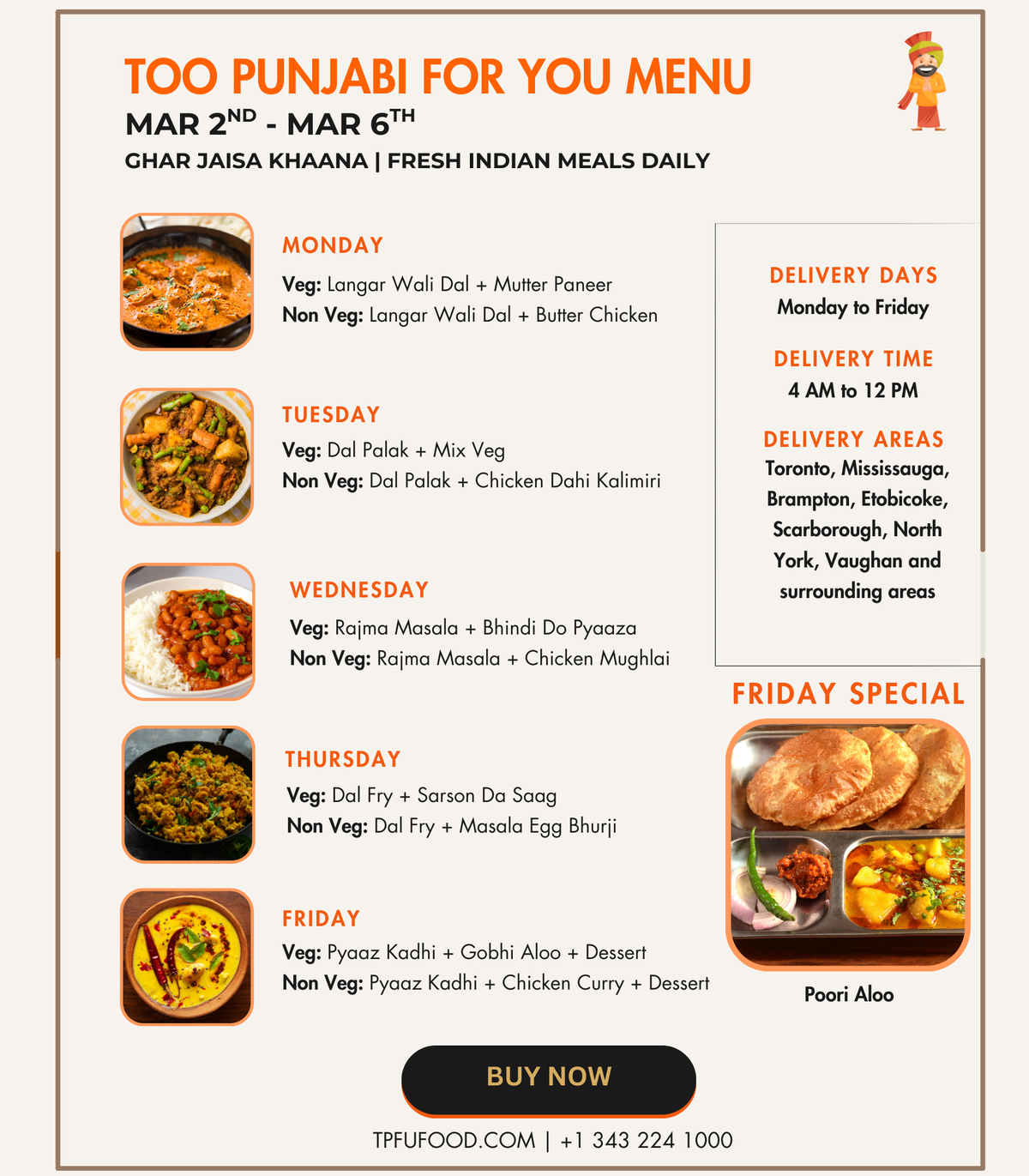 Indian Tiffin Options - Image 1