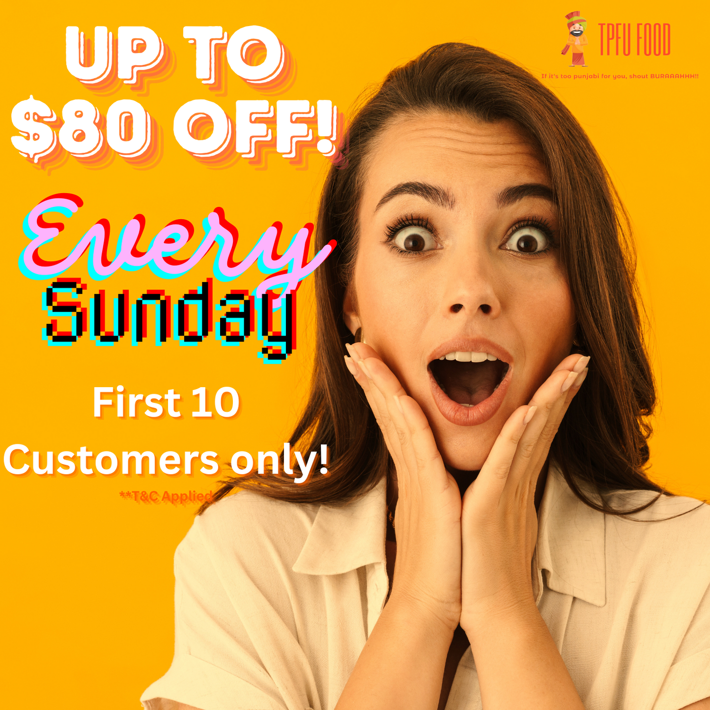 CRAZY DISCOUNTS - FIRST 10 Customers only - EVERY SUNDAY!